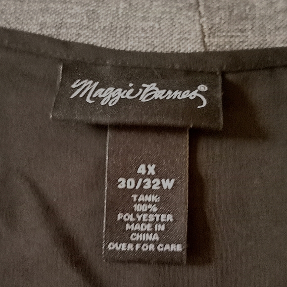 Maggie Barnes Sexy Sheer Black Camisole With Scarf 4X Fall Winter Wardro… - Picture 10 of 10